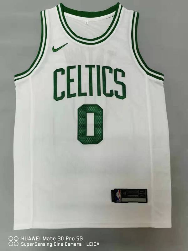 Men Boston Celtics 0 Tatum White Nike 2025 NBA Jersey style 2